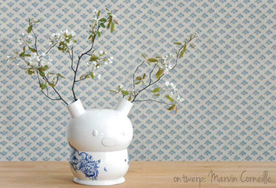 voor een vazenserie maakte Marvin Corneille de illustraties